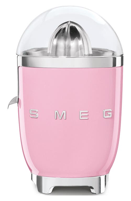 Smeg 50s Retro Style Aesthetic Citrus Juicer In Pink