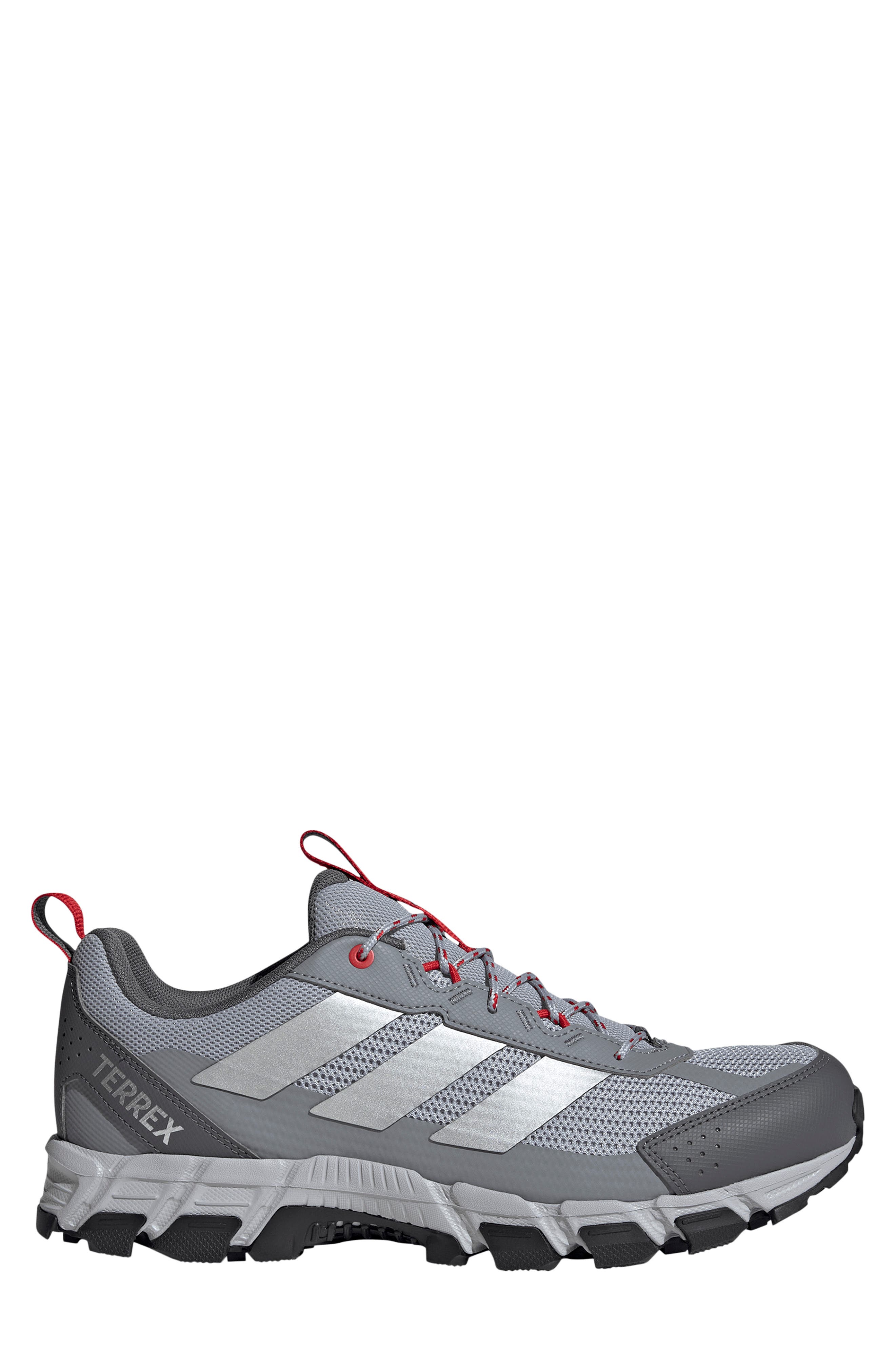 Terrex Rockadia Hiking Shoe, Alternate, color, SILVER/ SILVER/ BETTER SCARLET