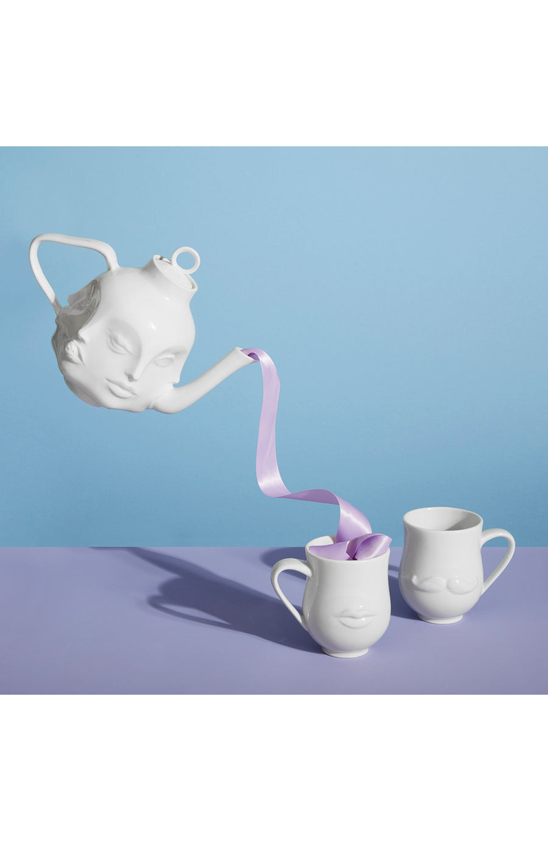 Jonathan Adler Mr. & Mrs. Muse Mug, Alternate, color, White