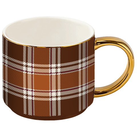 Fall Plaid 14 oz Coffee Mug