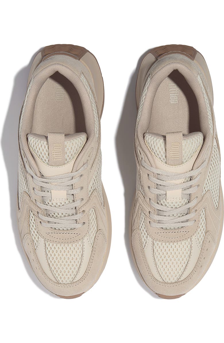 FitFlop F-Mode Flow Platform Sneaker, Alternate, color, Stone Beige/ Paris Beige