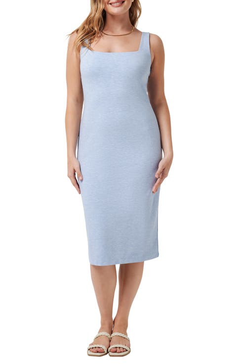 Friday Sleeveless Ponte Midi Dress