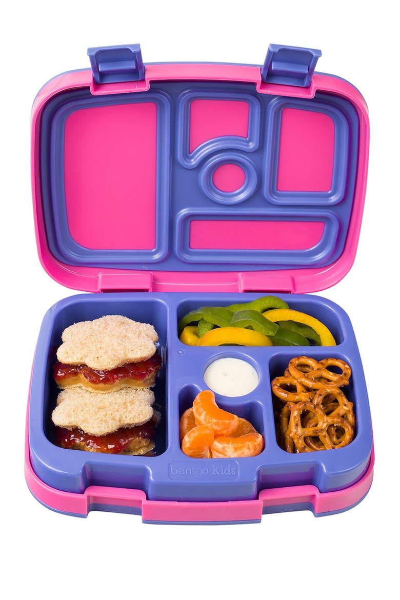Kids Leakproof Lunch Box - Fuchsia, Alternate, color, FUCHSIA