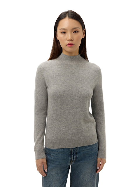 Timeless Cashmere Mock Neck Sweater