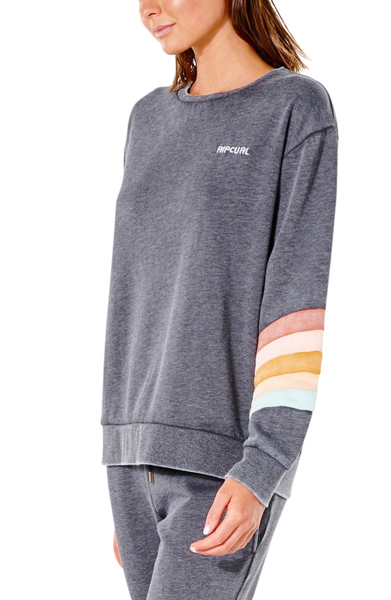 Rip Curl Sunseeker Stripe Sweatshirt, Alternate, color, 