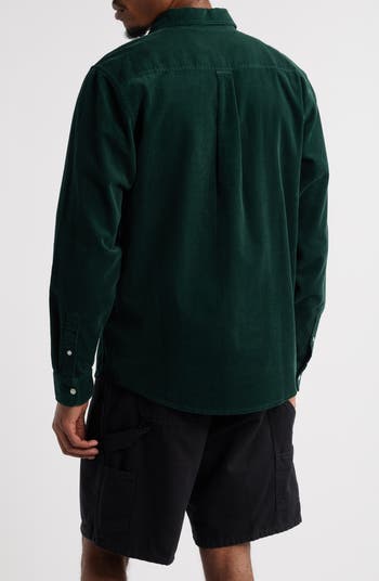 Madison Cotton Corduroy Button-Down Shirt