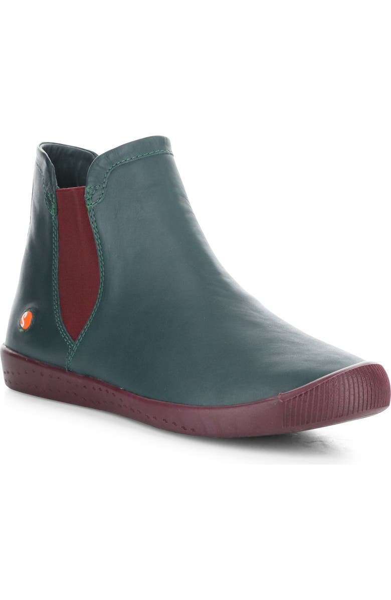 Softinos by Fly London Itzi Chelsea Boot, Main, color, 009 Forestgreen/Bord