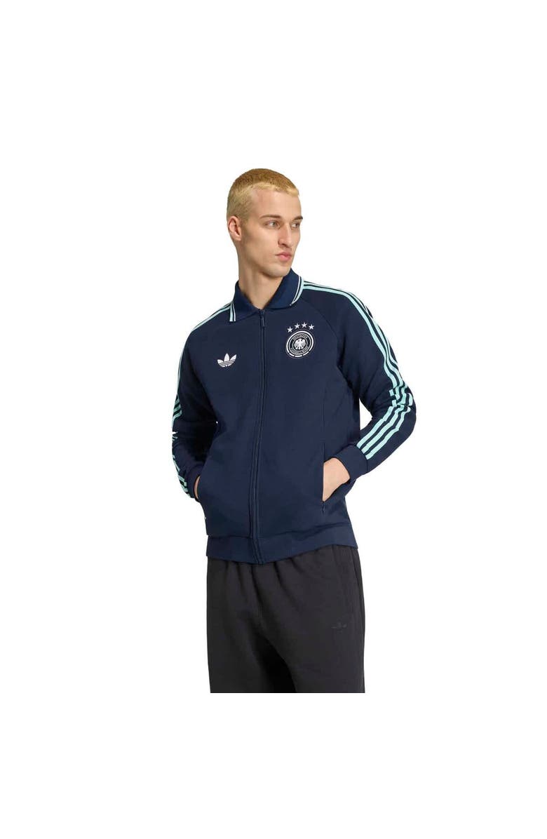 adidas Men's adidas Navy Germany National Team 2026 Away Full-Zip Anthem Jacket, Main, color, Navy