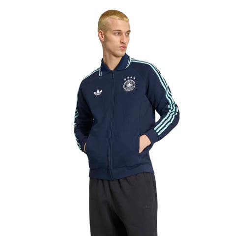 Men's adidas Navy Germany National Team 2026 Away Full-Zip Anthem Jacket