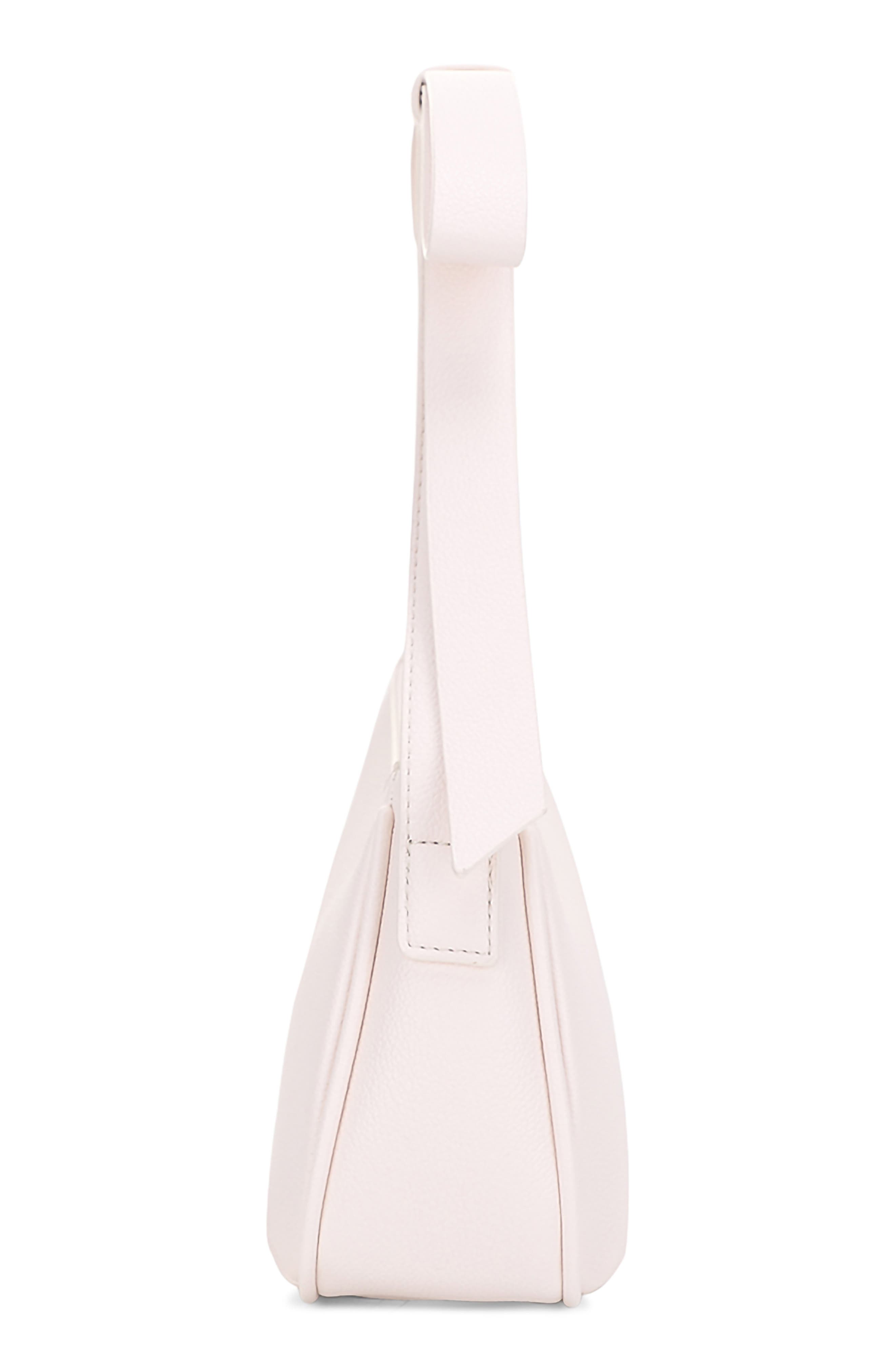 Marissa Bow Vegan Leather Shoulder Bag, Alternate, color, IVORY