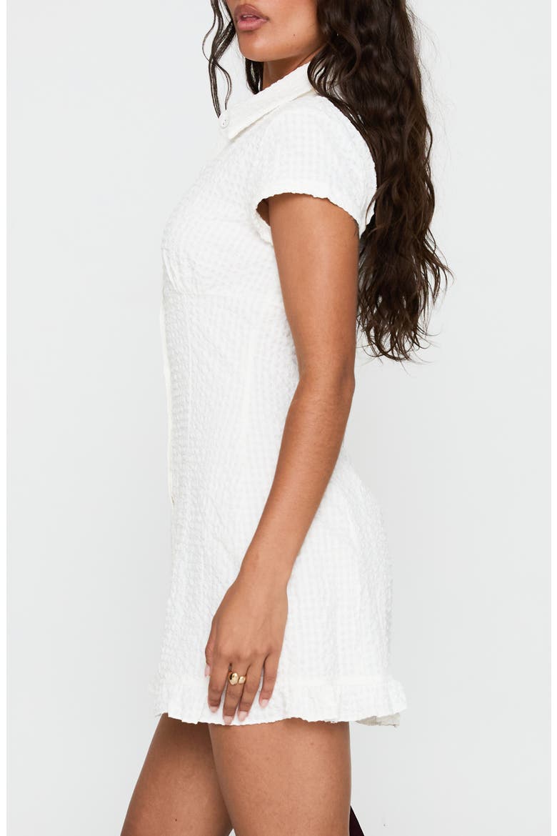 Covey Mini Shirtdress, Alternate, color, WHITE