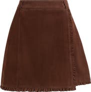 Cinq à Sept Scotlyn Faux Wrap Miniskirt