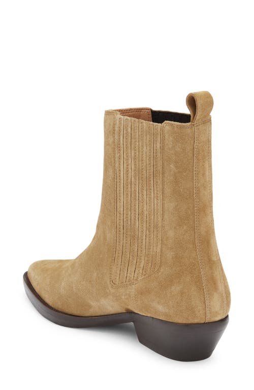 Isabel Marant Suede Chelsea Boot In Brown