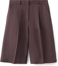 MANGO Argelia Pleated Bermuda shorts