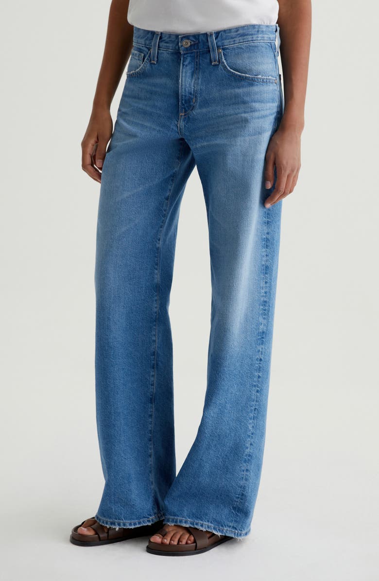 AG Adria Low Rise Baggy Wide Leg Jeans, Main, color, Flashback
