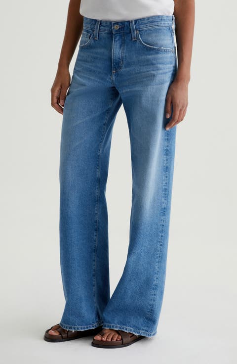 Adria Low Rise Baggy Wide Leg Jeans (Flashback)