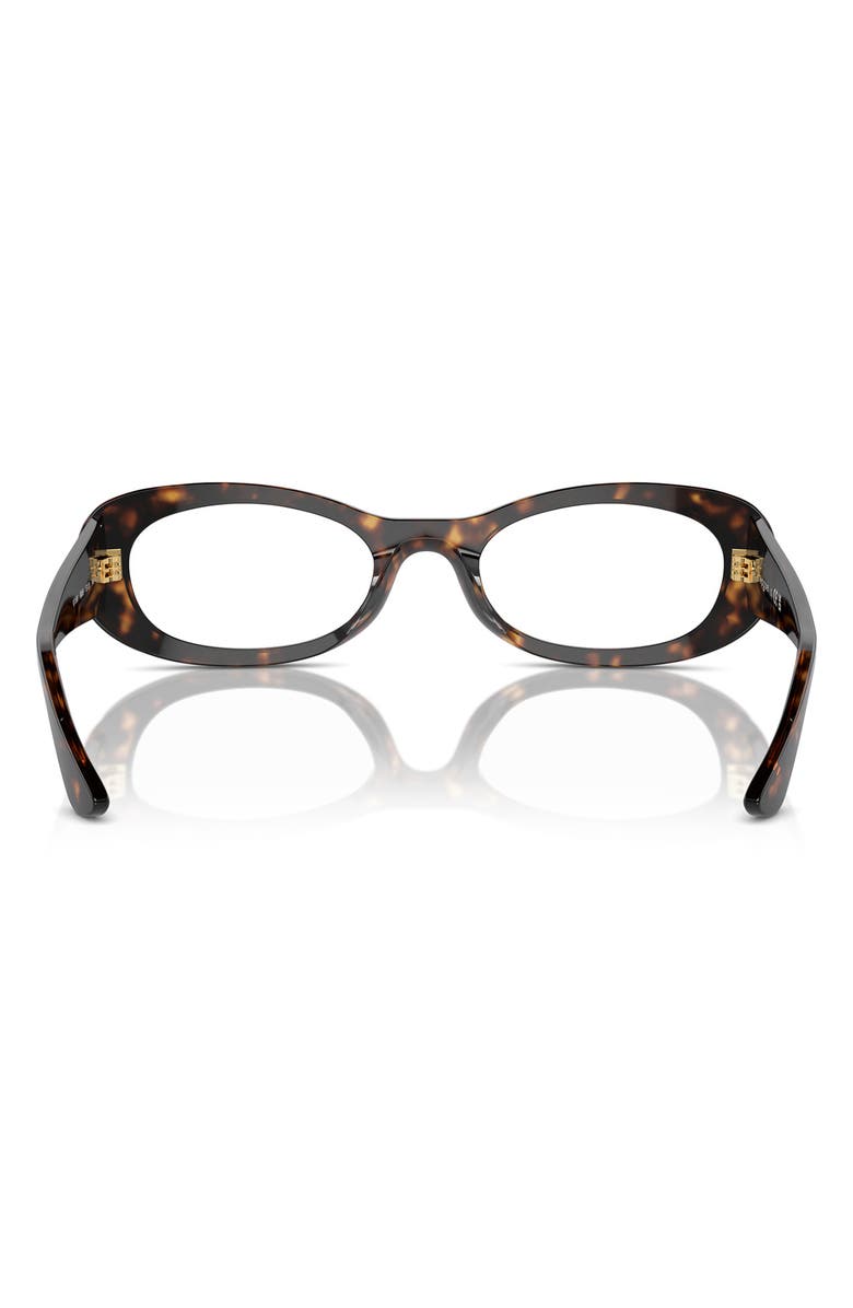 VOGUE 53mm Oval Optical Glasses, Alternate, color,