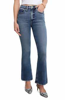 Good American Good Standard Kick Flare Jeans