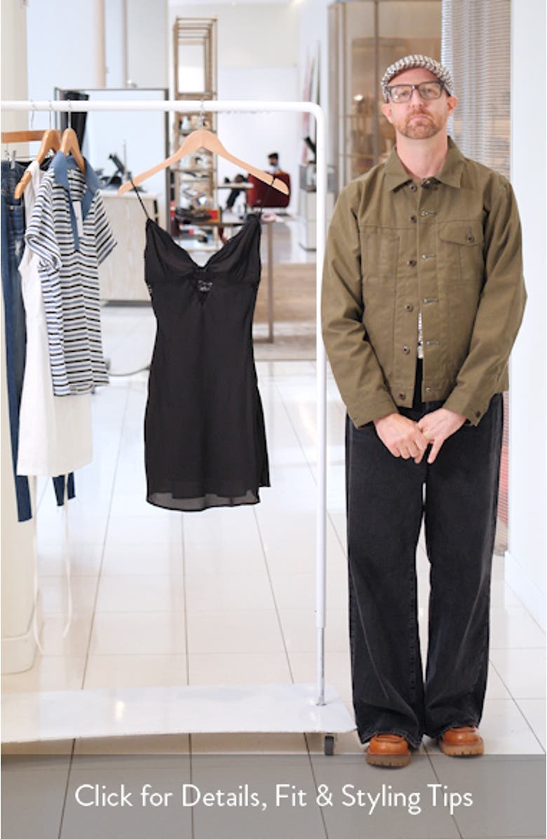 Artea Lace Keyhole Minidress, sales video thumbnail