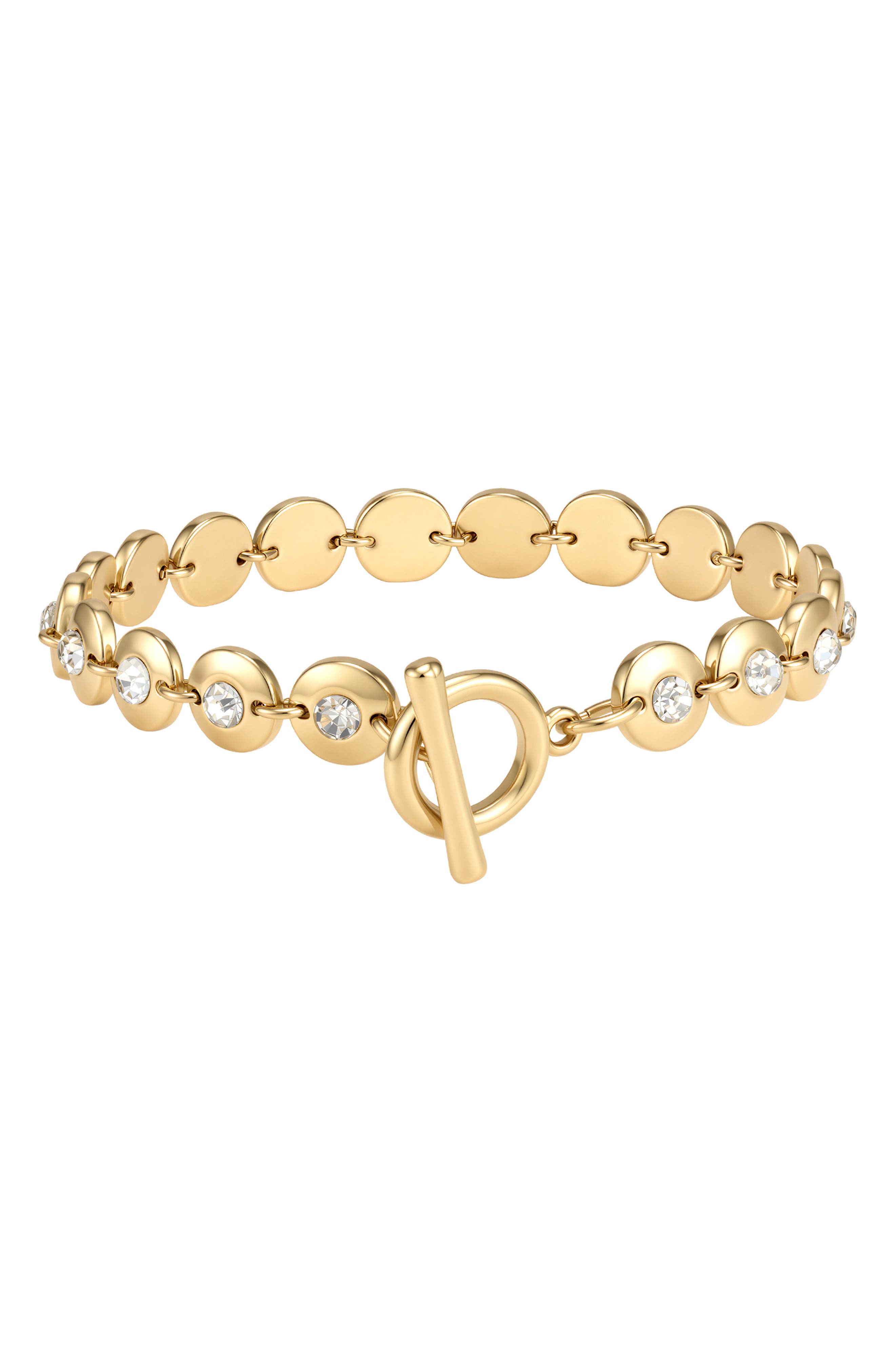 Crystal Link Chain Bracelet