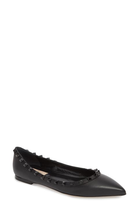 Rockstud Ballerina Flat (Women)