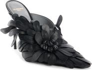 Balenciaga Duchesse Floral Petal Pointed Toe Mule