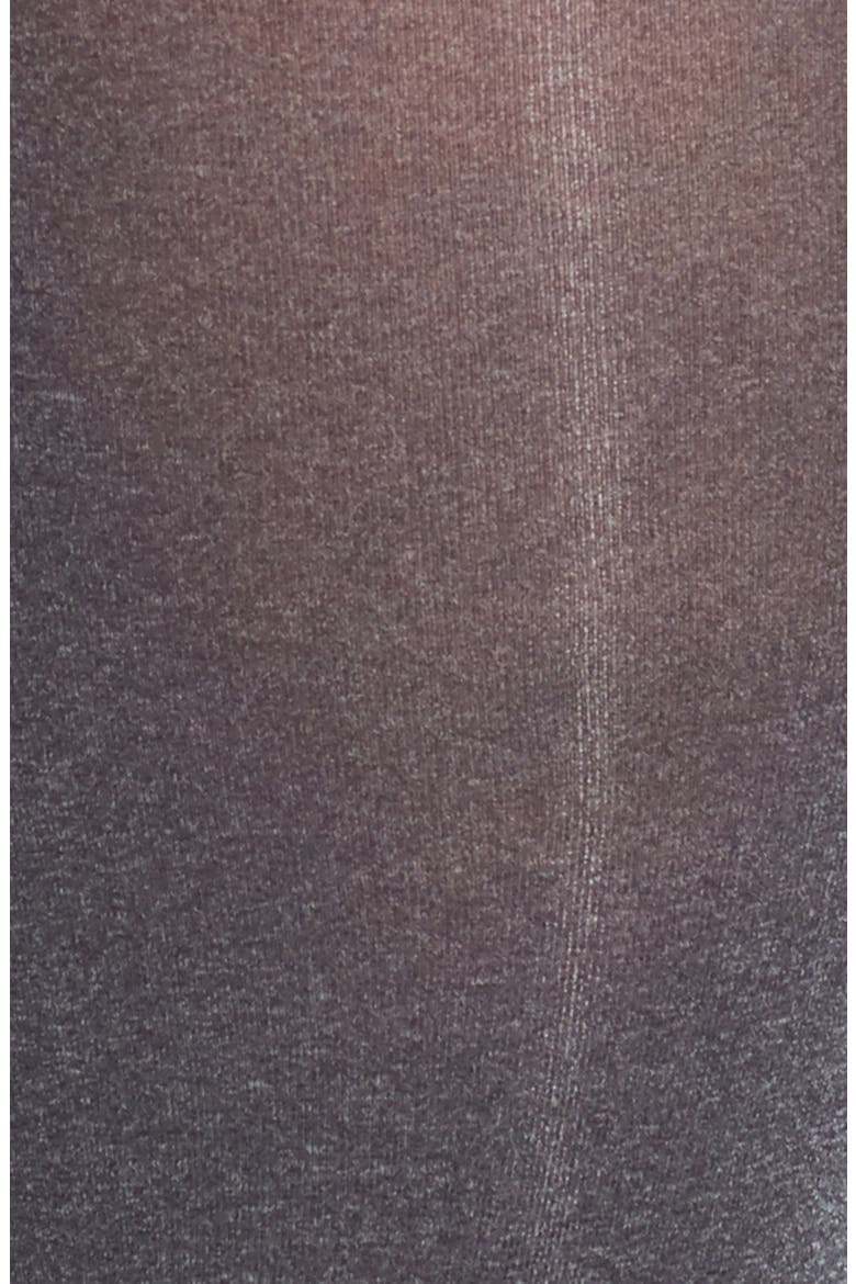 Opaque Control Top Tights, Alternate, color, HEATHER GREY