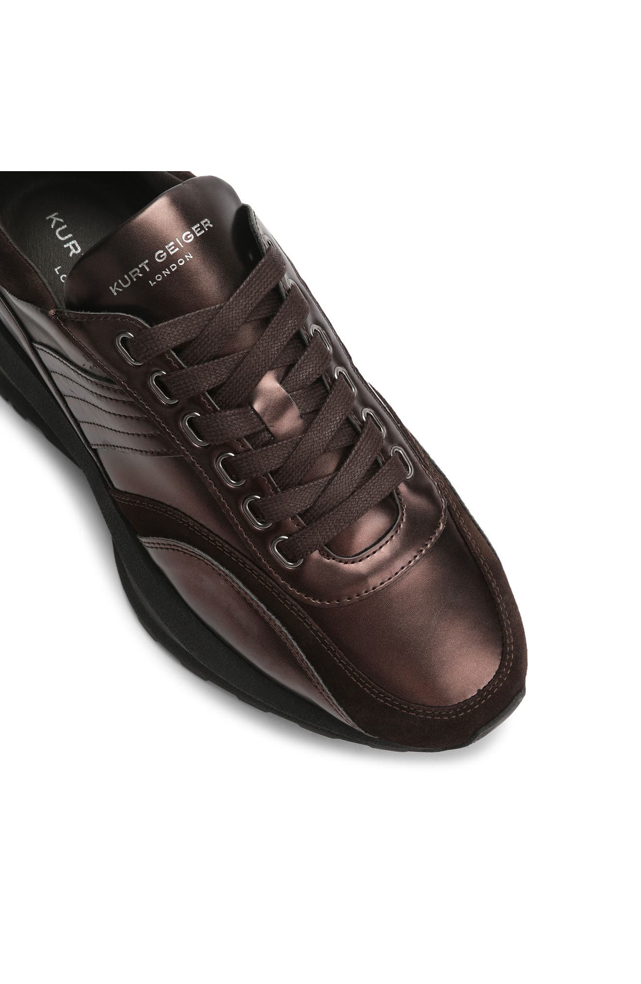 Gaspar Sneaker, Alternate, color, DARK BROWN