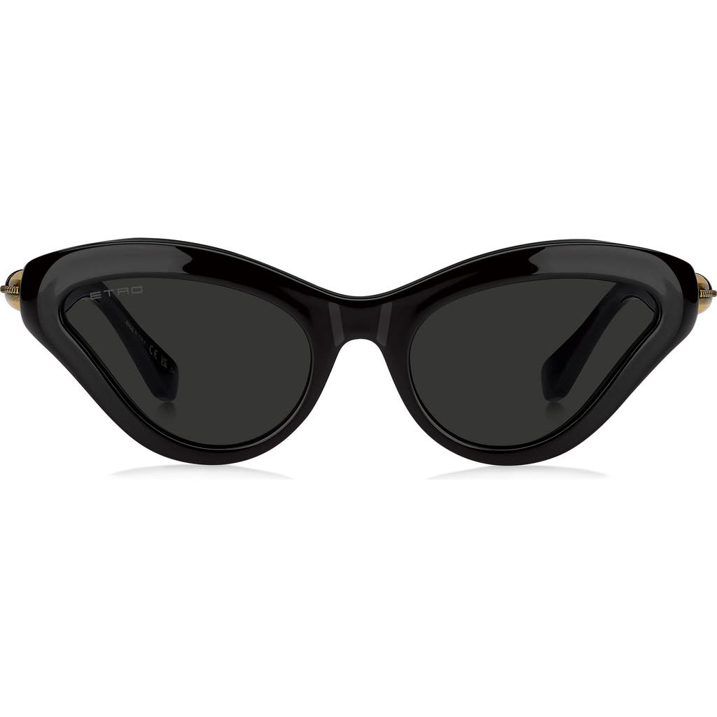 Etro 55mm Cat Eye Sunglasses In Black