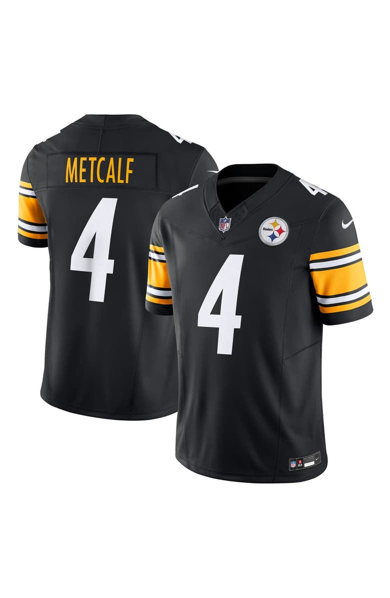 Nike Men's Nike DK Metcalf Black Pittsburgh Steelers Team Vapor F.U.S.E. Limited Jersey, Main, color, Black