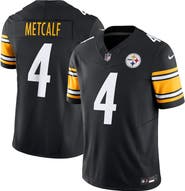 Nike Men's Nike DK Metcalf Black Pittsburgh Steelers Team Vapor F.U.S.E. Limited Jersey
