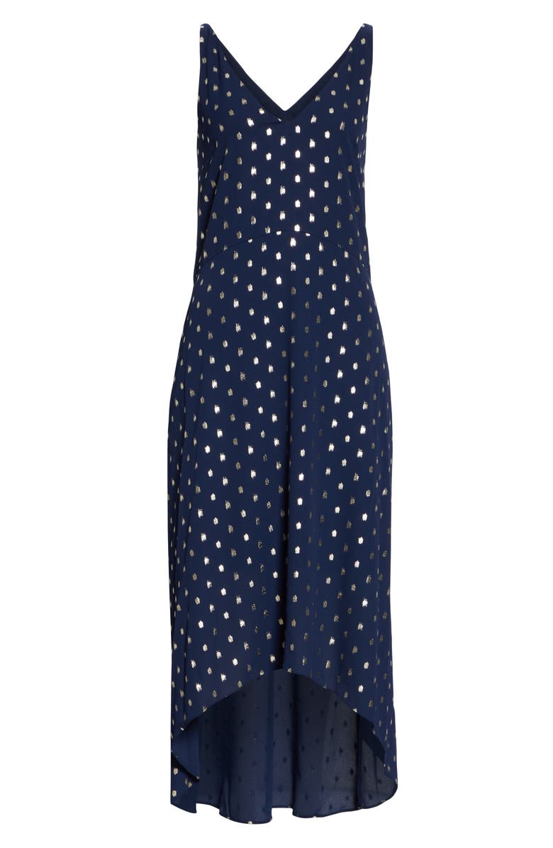 Ted Baker London High/Low Dress, Alternate, color, Dk-Blue