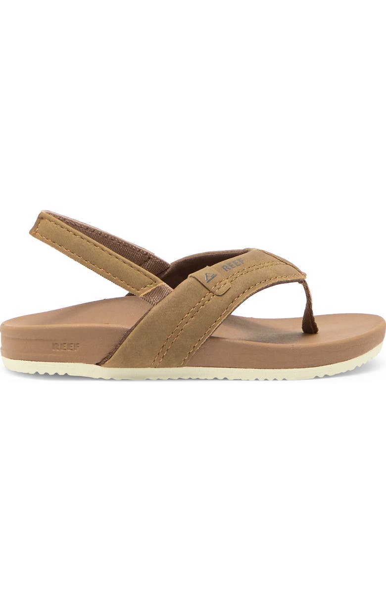 Reef Kids' Lil' Cushion Spring Flip Flop Sandal, Alternate, color, Tan