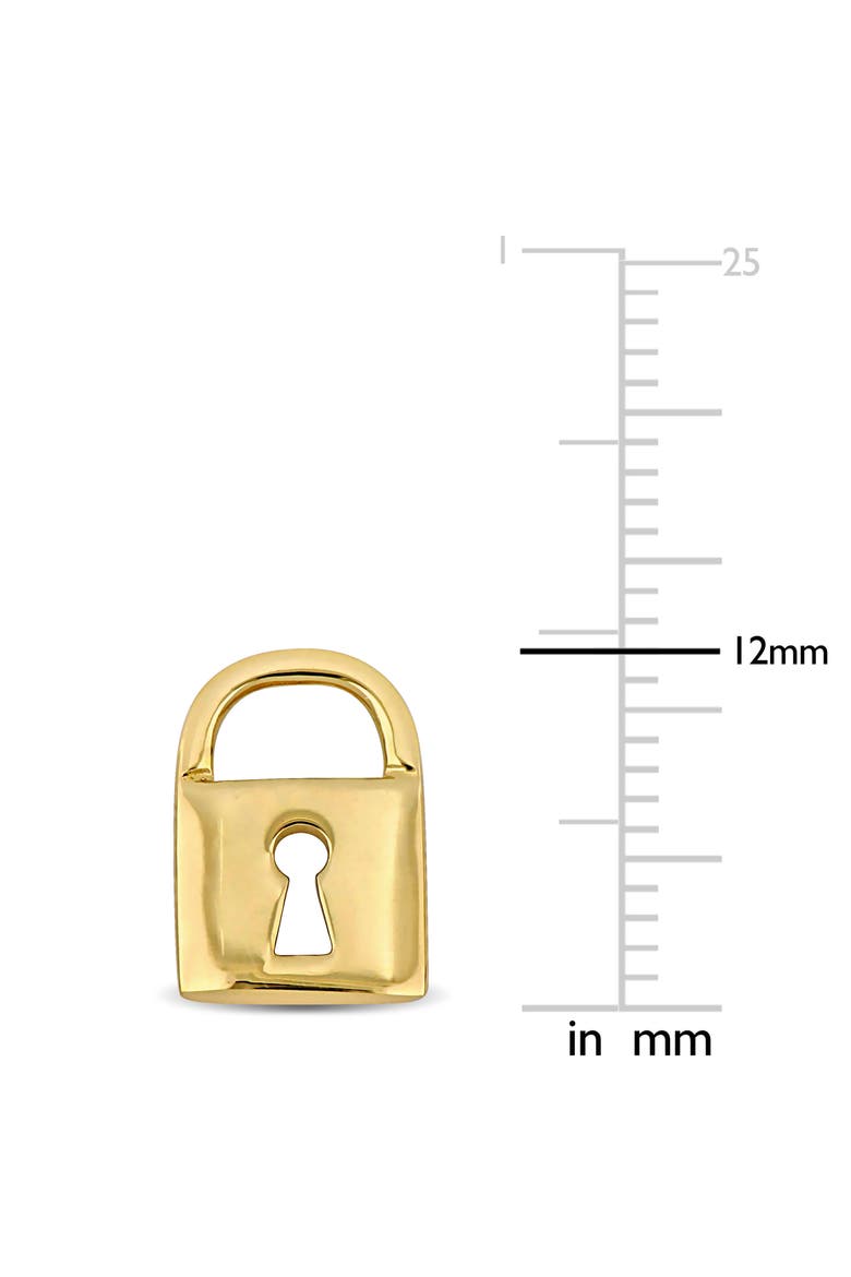 Padlock Pendant Charm 14k Yellow Gold, Alternate, color, Yellow Gold