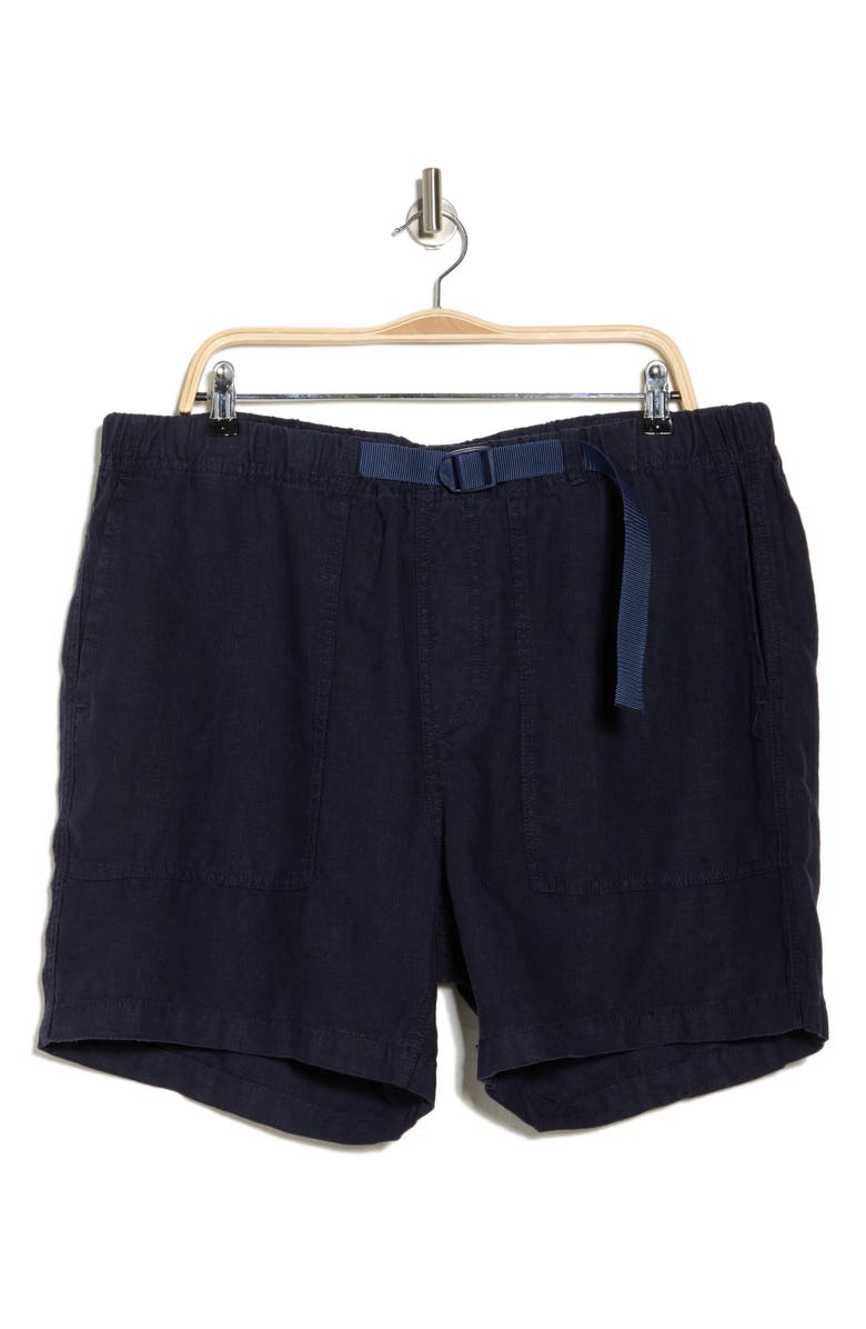 Joe's Linen Trail Shorts, Alternate, color, Night Sky