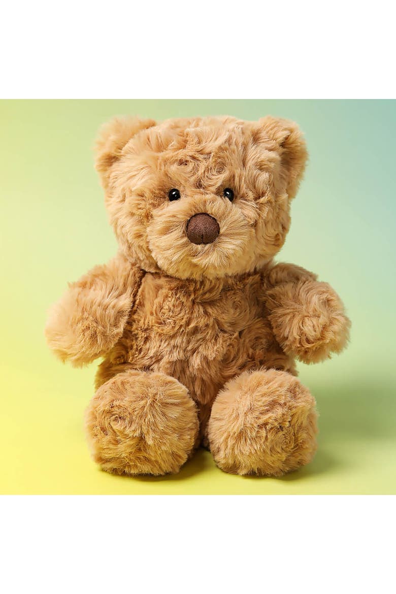 7 Inch Betty Bear Weighted Stuffed Animal, Alternate, color, Brown