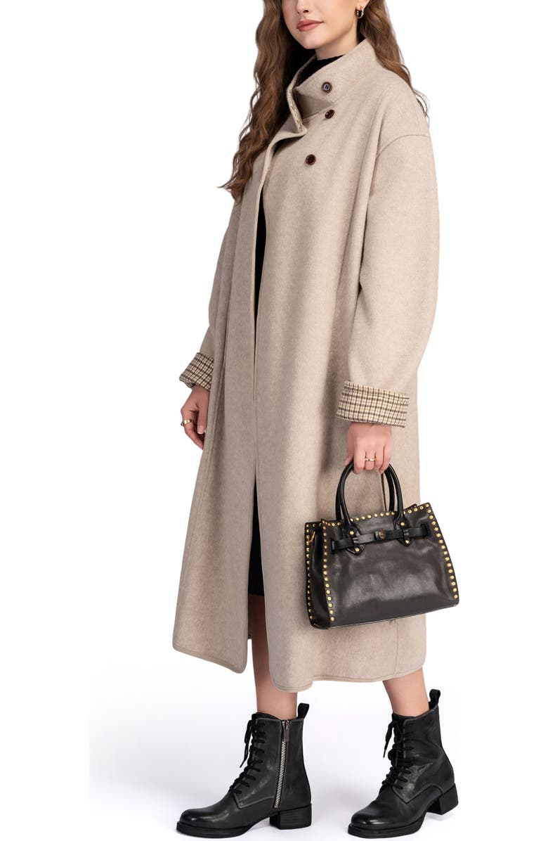 OLD TREND Westland Genuine Leather Studded Mini Tote, Alternate, color, Slate