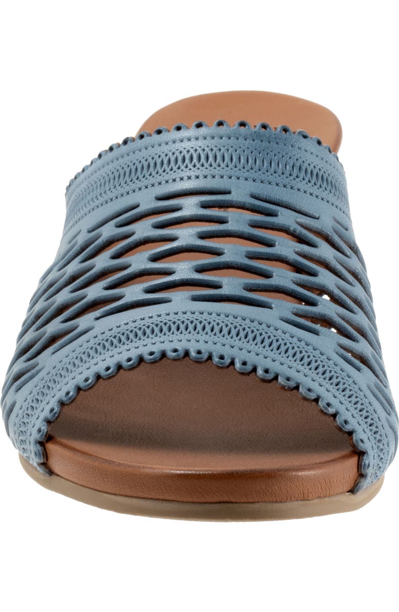 Bueno Lillian Block Heel Sandal, Alternate, color, Denim