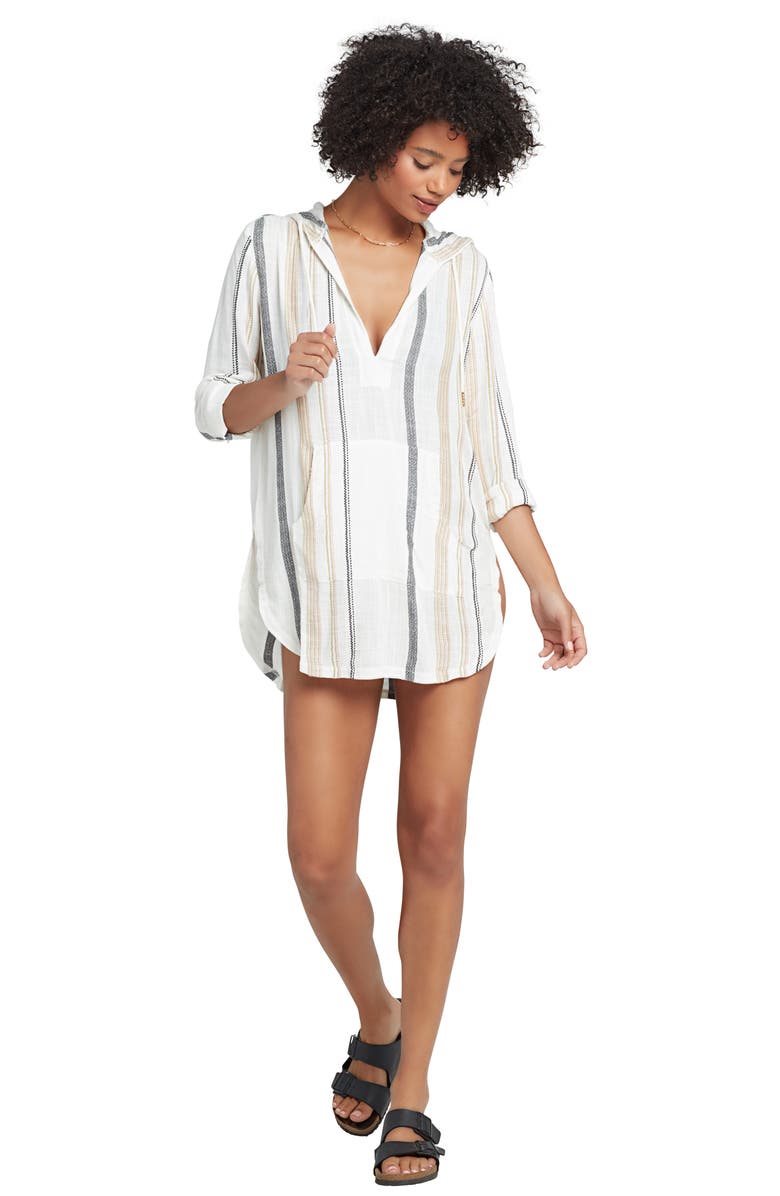 LSPACE L Space Caswell Cover-Up Hooded Tunic, Alternate, color, 