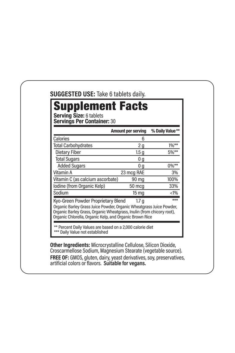Greens Blend Energy, 180 tablets, Alternate, color, None