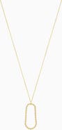 Bearfruit Jewelry 18k Gold Plated Sterling Silver Eloise Circular Pendant Necklace Gift Idea