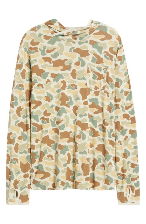 Free Fly Camouflage Lightweight Upf 20+ Hoodie In Vintage Camo