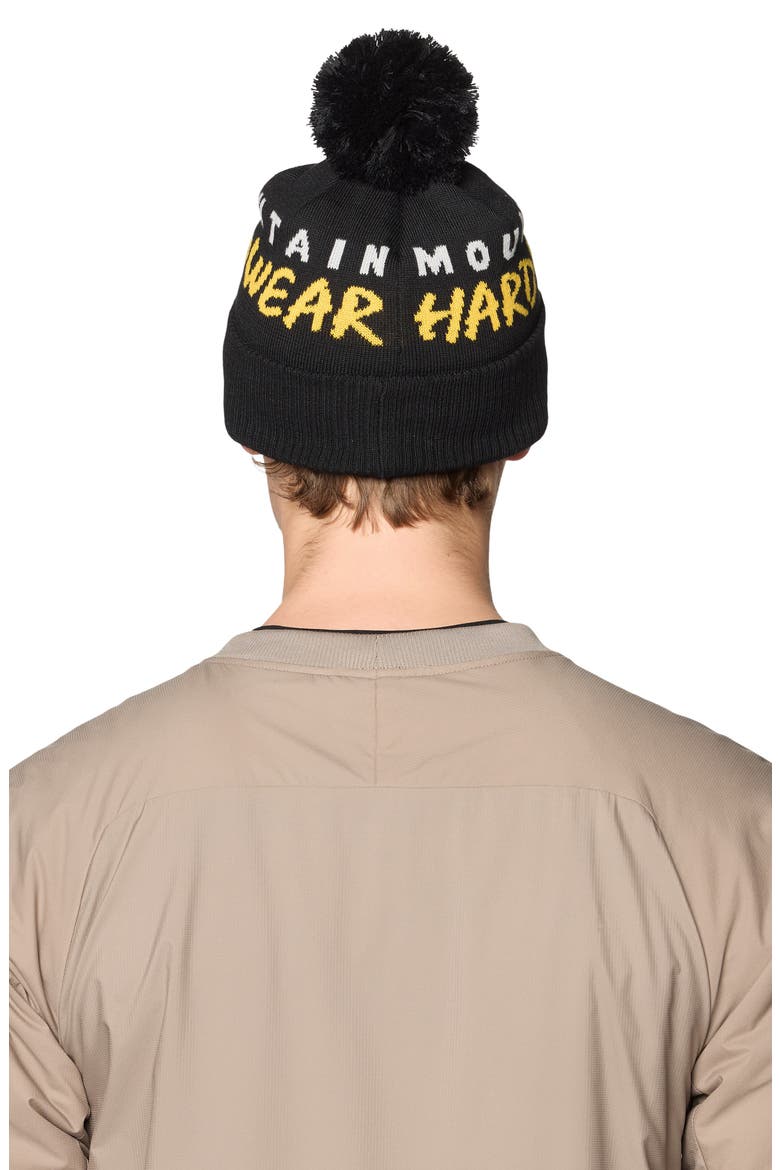 Aprespro Pom Beanie, Alternate, color, BLACK