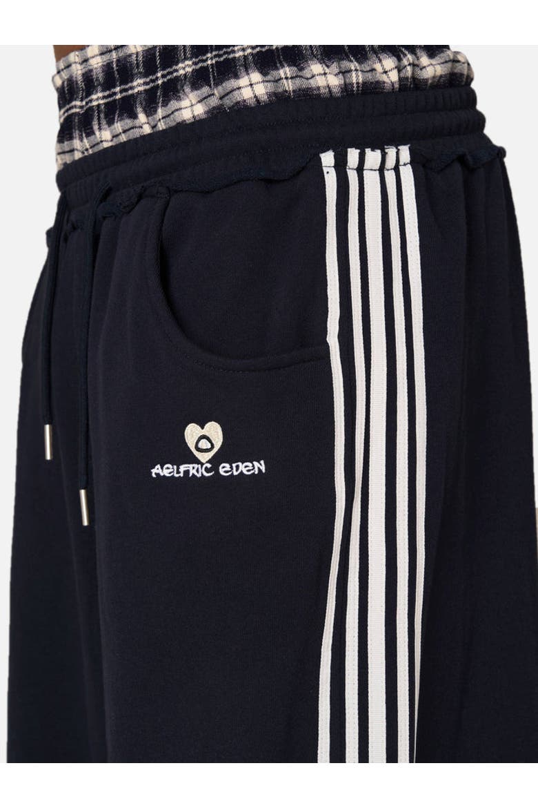 Double Waist Baggy Sweatpants, Alternate, color, Dark Blue