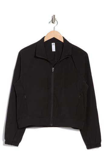 90 Degree By Reflex Lightstreme City Flight Jacket In Black