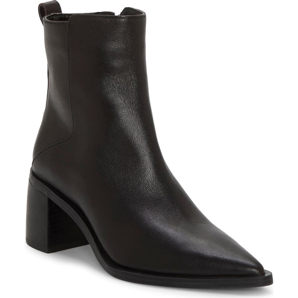 Vince Camuto Lorelai Pointed Toe Bootie In Black