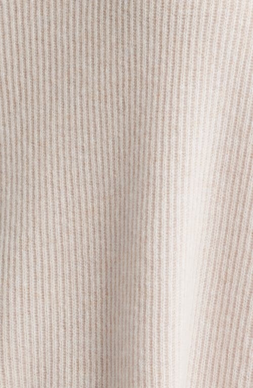 Margaret O'leary Fringe Trim Cashmere Poncho In White