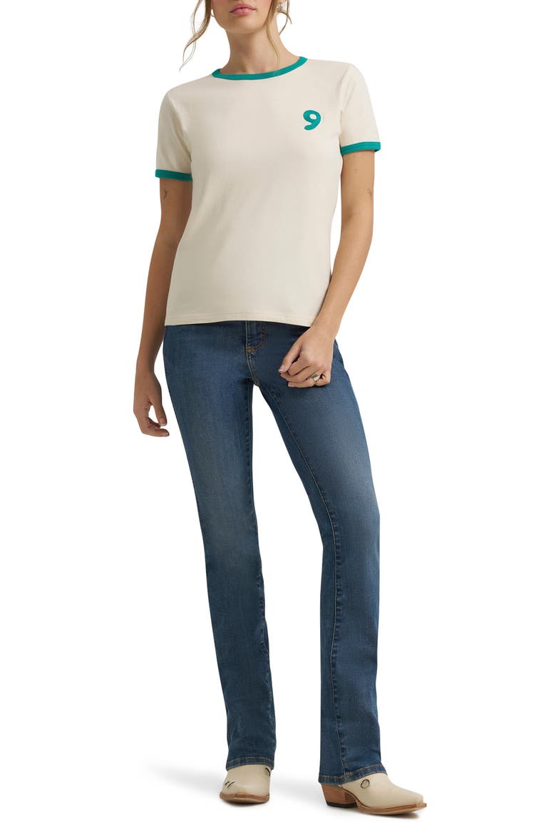 x Lainey Wilson Ringer T-Shirt, Alternate, color, WHITE