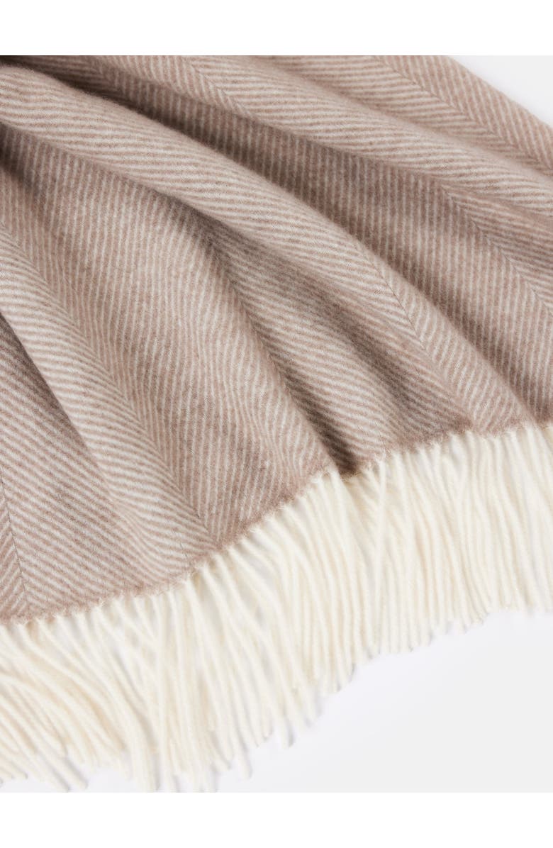 GOBI Mongolian Cashmere Cashmere Super Soft Throw, Alternate, color, Taupe