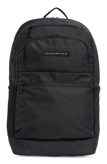 Travismathew Red How Do You Do Backpack In Black
